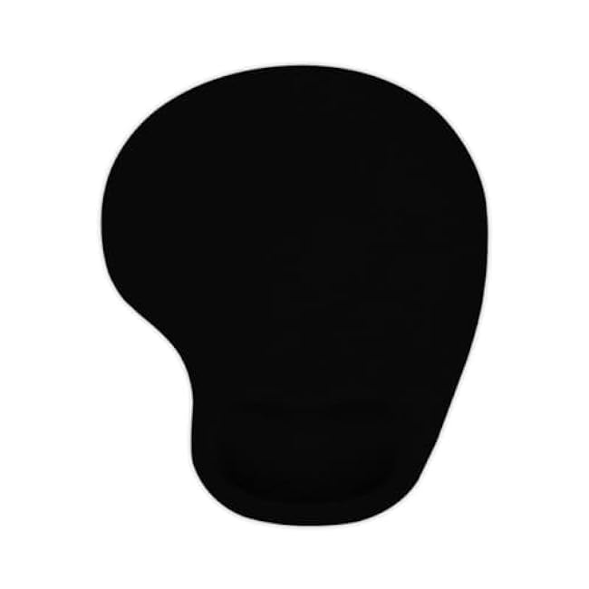 Customize Mousepad with Wrist Rest Add Photo Logo Text Name Design Your Own Personalized Mousepads Customized Gifts for Family Friends and Lovers, 1pcsBlack, 7.6"x9"