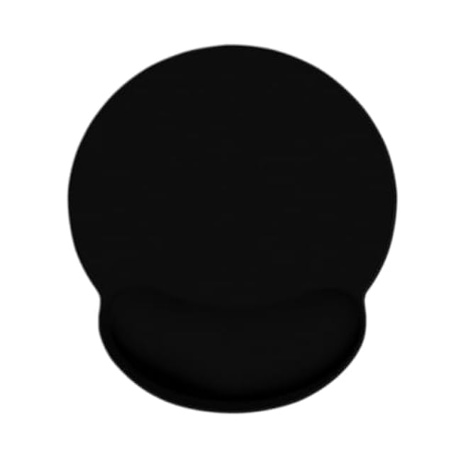 Custom Wrist Mousepad with Silicone Base Deign Your Own Personalized Mousepads Upload Your Photos Text Logo Name Safety and Environmental Protection, 1pcsBlack, 8.9"x9.8"