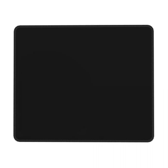 Custom Mouse Pad with Photo Logo Text Design Your Own Personalized Non-Slip Game Computer Desk Mat Square Computer Accessories, Pure Black, 7"x8.6"