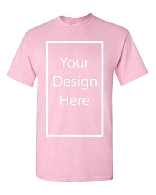 Add Your Own and Text Design Custom Personalized Adult T-Shirt Tee - Image 36