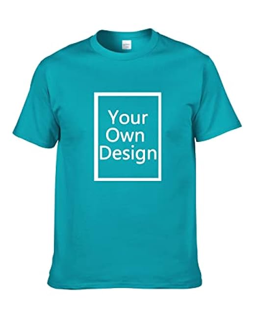 Custom T Shirts for Men/Women Design Your Own Shirt Add Text/Image/Logo Personalized Cotton Tee Printed Photo Front/Back - Image 18
