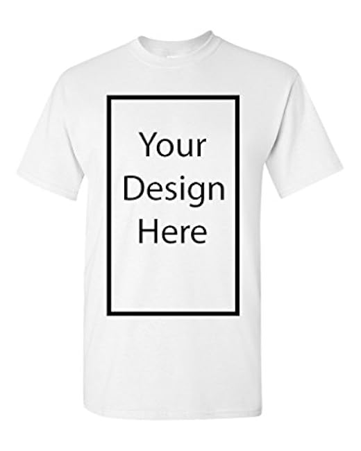 Add Your Own and Text Design Custom Personalized Adult T-Shirt Tee - Image 47