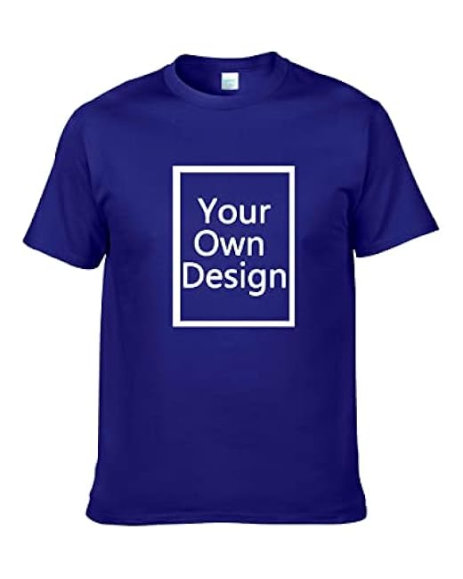 Custom T Shirts for Men/Women Design Your Own Shirt Add Text/Image/Logo Personalized Cotton Tee Printed Photo Front/Back - Image 15