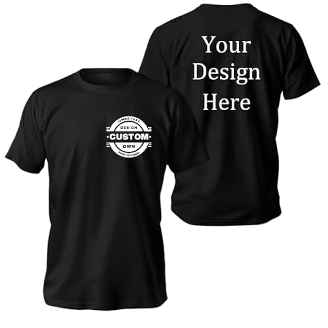 Custom t Shirts Design Your Own Personalized t Shirts Add Your Image Photo/Text Customized t Shirts for Men & Women