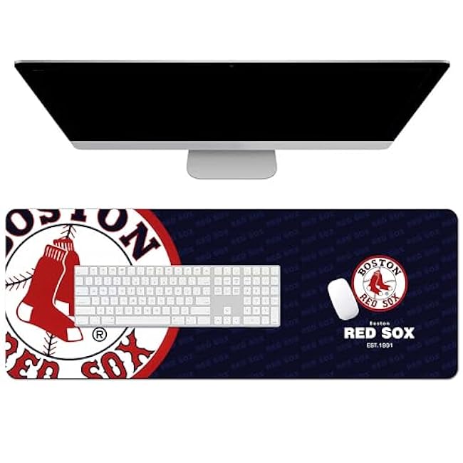 Extended Big Mouse Pad Large,XL Gaming Mouse Pad Desk Pad,31.5x11.8inch Long Computer Keyboard Mouse Mat Mousepad with 3mm Non-Slip Base and Stitched Edge for Home Office Work