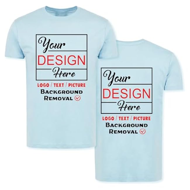 Personalized Image/Text for Your Company/Wedding/Greetings with Digital Printing | Unisex Adult | Custom T-Shirt - Image 24