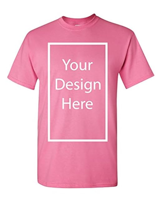 Add Your Own and Text Design Custom Personalized Adult T-Shirt Tee - Image 9