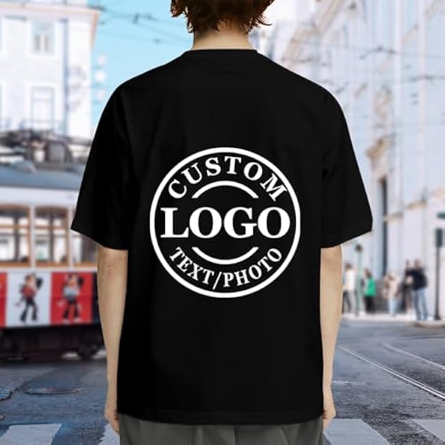 Personalized Tshirts Custom T Shirts for Men Women Design with Logo Image Text Cotton T-Shirts Front&Back - Image 4