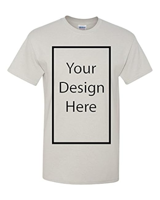 Add Your Own and Text Design Custom Personalized Adult T-Shirt Tee - Image 23