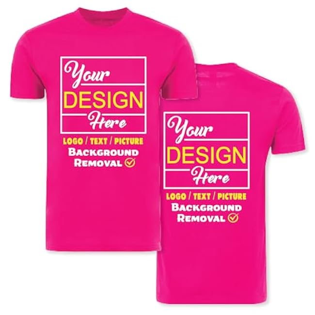 Personalized Image/Text for Your Company/Wedding/Greetings with Digital Printing | Unisex Adult | Custom T-Shirt - Image 16
