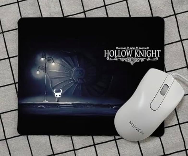 Hollow Knight Metroidvania Video Game Non-Slip Mousepad Gaming Computer Mouse Pad Gaming Desktop Laptop Mouse Pad with Stitched Edge 7.1 x 8.7 inches