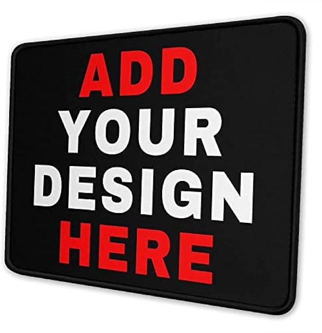 Custom Gaming Mouse Pad,Personalized Non-Slip Rubber Base Mat,Add Your Image Mousepad for Laptop Computer 20cm x 24cm