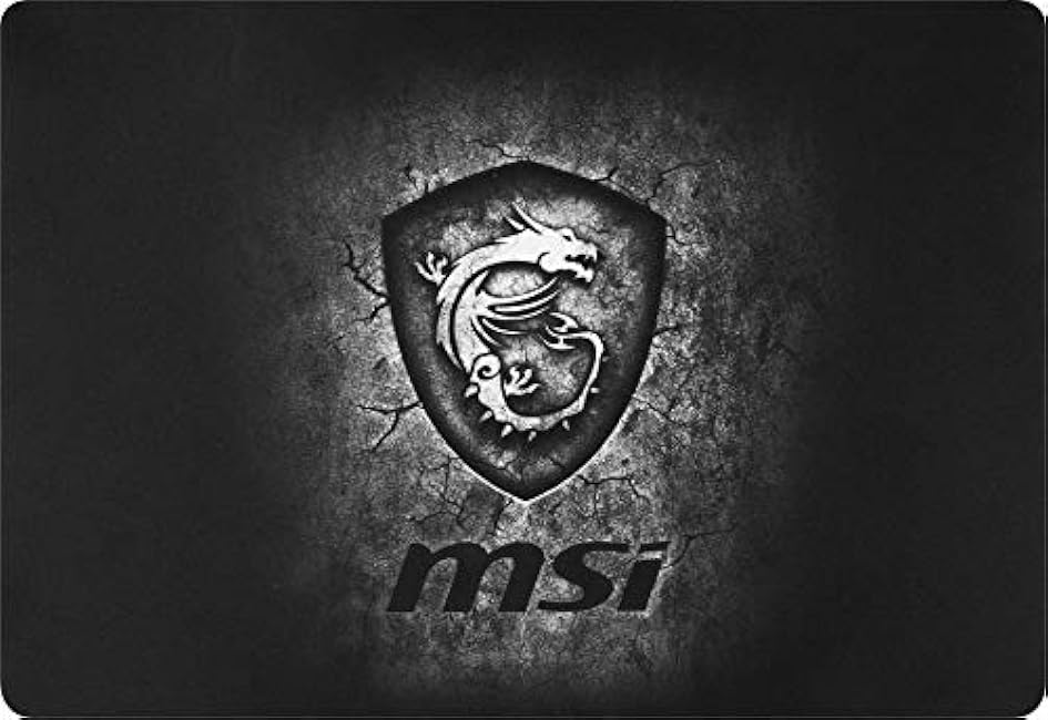 MSI Agility GD20 Premium Gaming Mouse Pad, Standard Medium Size,Ultra Smooth Micro-Tex Textile Surface,Anti-Slip Natural Rubber Base,Extra Thick,Perfect for Laser and Optical Mice,12.5” X 8.7” X 0.2”