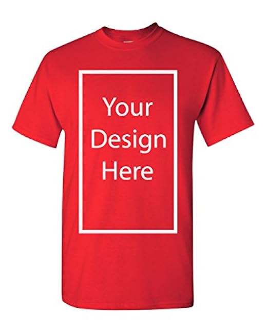 Add Your Own and Text Design Custom Personalized Adult T-Shirt Tee - Image 38