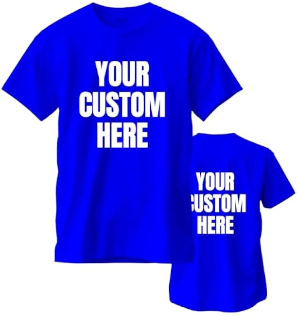 Custom T Shirts for Men/Women Personalized Unisex Tee Shirt Printed Photo Front/Back - Image 10