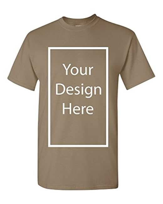 Add Your Own and Text Design Custom Personalized Adult T-Shirt Tee - Image 11