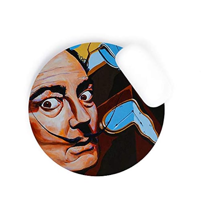 | Salvador Dali Round Mouse Pad | Digital Reproduction | Art | Artist | Home Décor | Office Product | Work Desk Accessory