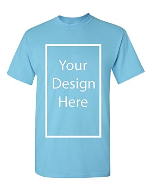 Add Your Own and Text Design Custom Personalized Adult T-Shirt Tee - Image 42