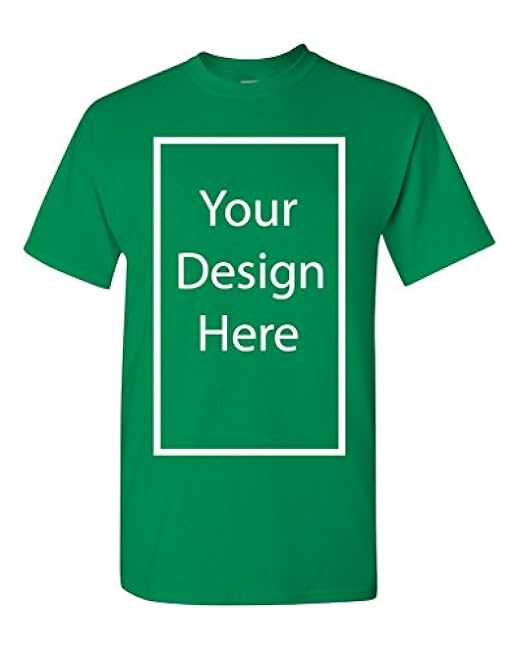 Add Your Own and Text Design Custom Personalized Adult T-Shirt Tee - Image 45