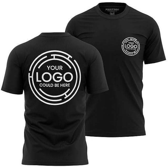 2 Pack Custom Shirts for Men, Workwear T-Shirts, Crewneck Mens Work Shirts, Plain or Customized - Image 2