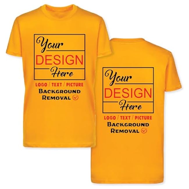 Personalized Image/Text for Your Company/Wedding/Greetings with Digital Printing | Unisex Adult | Custom T-Shirt - Image 14