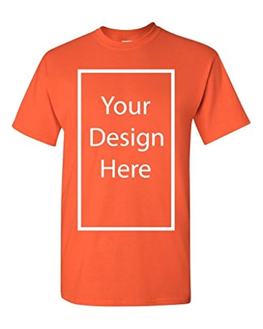 Add Your Own and Text Design Custom Personalized Adult T-Shirt Tee - Image 35