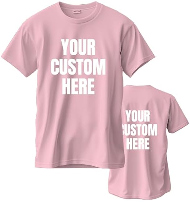 Custom T Shirts for Men/Women Personalized Unisex Tee Shirt Printed Photo Front/Back - Image 24