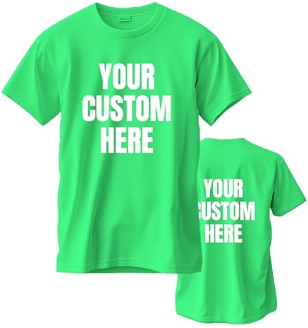Custom T Shirts for Men/Women Personalized Unisex Tee Shirt Printed Photo Front/Back - Image 20