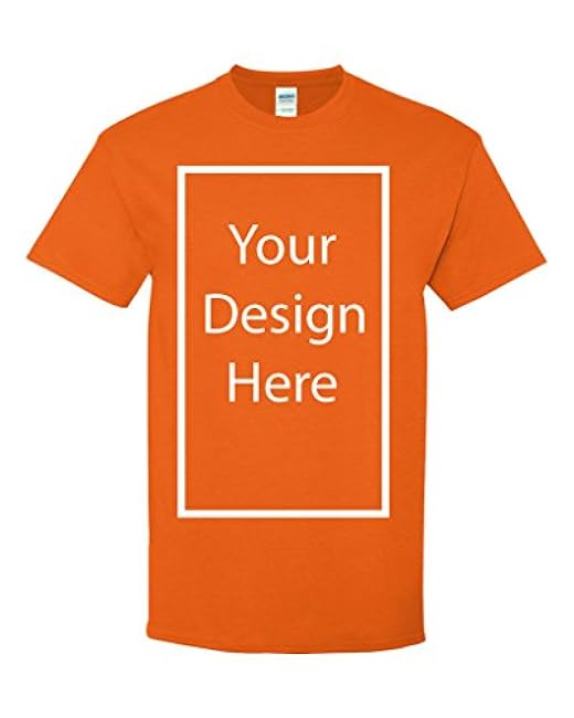 Add Your Own and Text Design Custom Personalized Adult T-Shirt Tee - Image 40