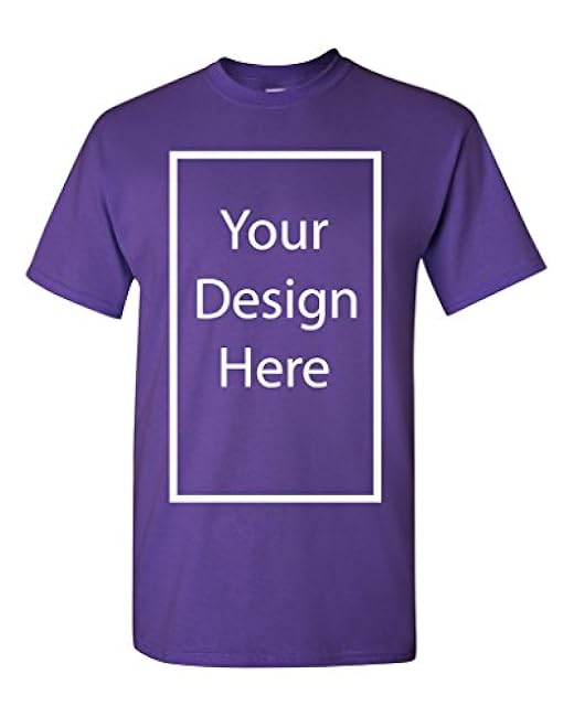 Add Your Own and Text Design Custom Personalized Adult T-Shirt Tee - Image 37