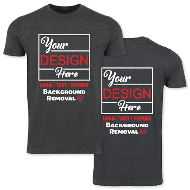 Personalized Image/Text for Your Company/Wedding/Greetings with Digital Printing | Unisex Adult | Custom T-Shirt - Image 11