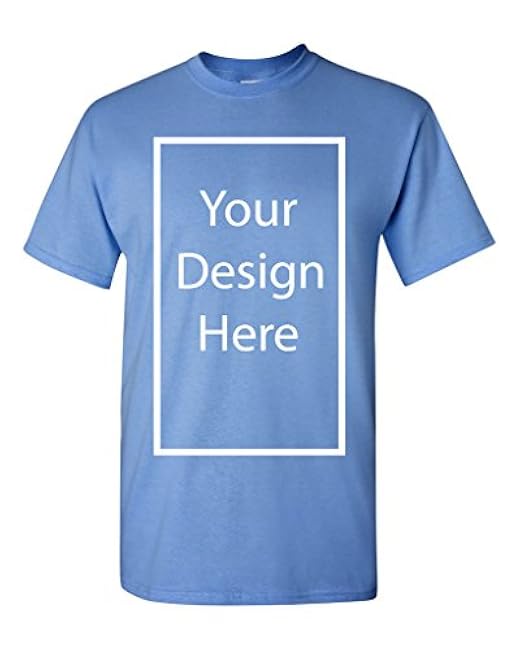 Add Your Own and Text Design Custom Personalized Adult T-Shirt Tee - Image 13