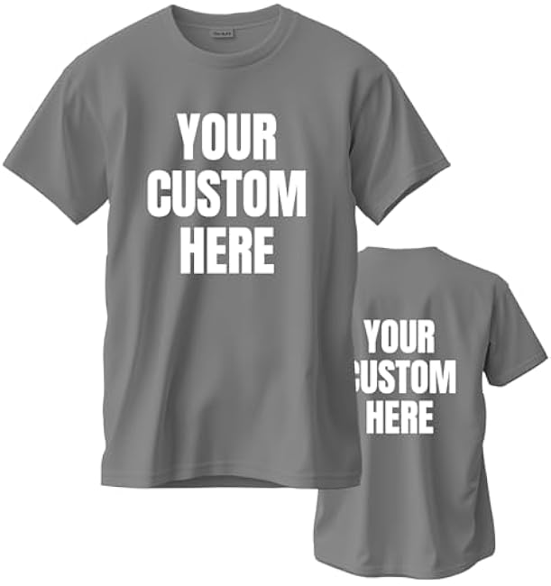 Custom T Shirts for Men/Women Personalized Unisex Tee Shirt Printed Photo Front/Back - Image 18