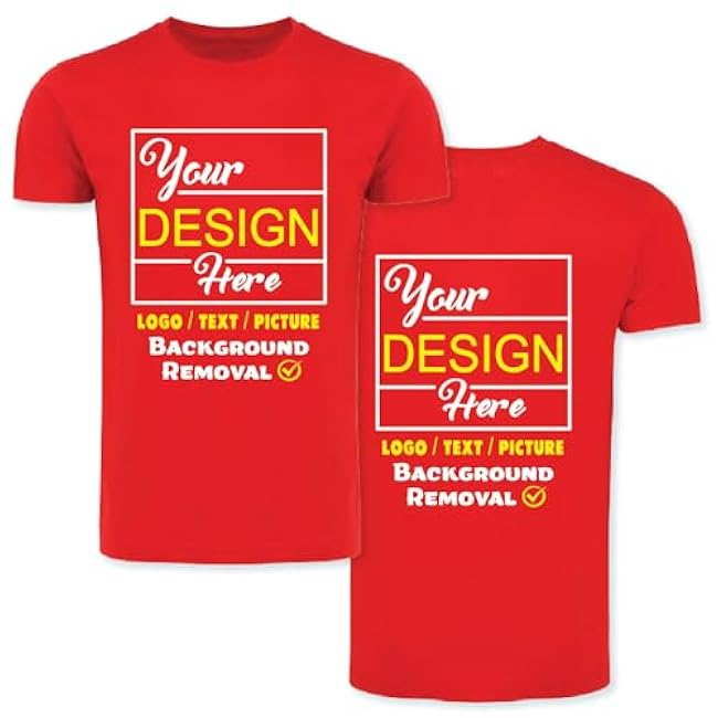 Personalized Image/Text for Your Company/Wedding/Greetings with Digital Printing | Unisex Adult | Custom T-Shirt - Image 26