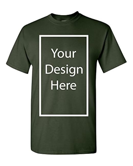 Add Your Own and Text Design Custom Personalized Adult T-Shirt Tee - Image 18