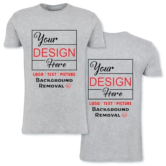 Personalized Image/Text for Your Company/Wedding/Greetings with Digital Printing | Unisex Adult | Custom T-Shirt - Image 15