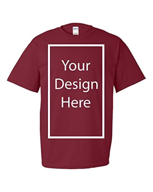 Add Your Own and Text Design Custom Personalized Adult T-Shirt Tee - Image 19