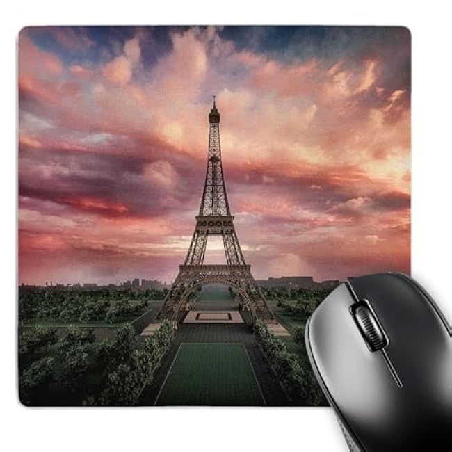 3dRose - The Eiffel Tower in Paris France - Mouse Pad - (mp-376307-1)