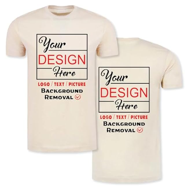 Personalized Image/Text for Your Company/Wedding/Greetings with Digital Printing | Unisex Adult | Custom T-Shirt - Image 12
