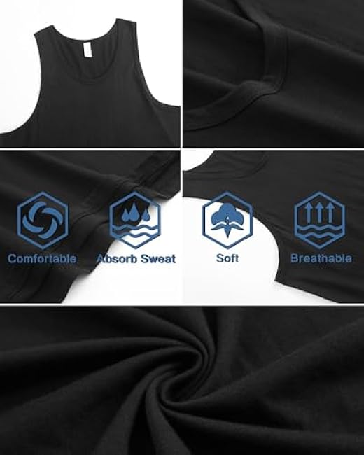 MARSVOVO Grunge Skull Mens Tank Top Muscle Stringer Fitted Sleeveless T Shirts Casual Comfy Hawaiian Streetwear Tank - Image 4