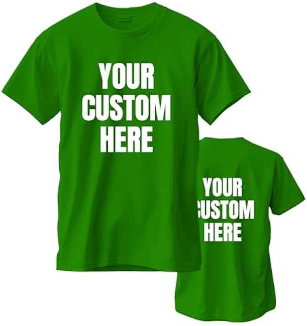 Custom T Shirts for Men/Women Personalized Unisex Tee Shirt Printed Photo Front/Back - Image 13