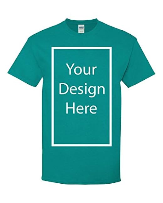Add Your Own and Text Design Custom Personalized Adult T-Shirt Tee - Image 44