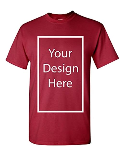Add Your Own and Text Design Custom Personalized Adult T-Shirt Tee - Image 12