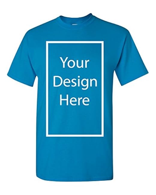 Add Your Own and Text Design Custom Personalized Adult T-Shirt Tee