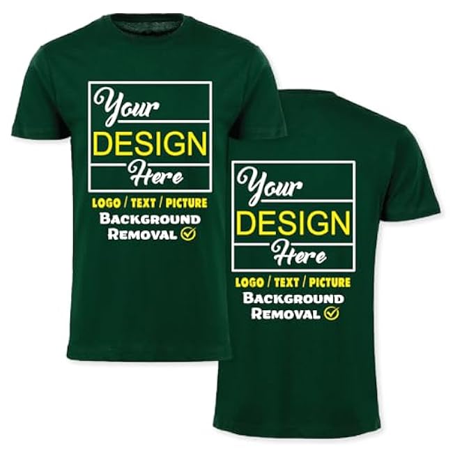 Personalized Image/Text for Your Company/Wedding/Greetings with Digital Printing | Unisex Adult | Custom T-Shirt - Image 13