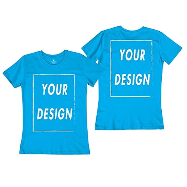 Custom T Shirt for Men Women Design Your Own Front Back Print Personalized T-Shirts - Image 28