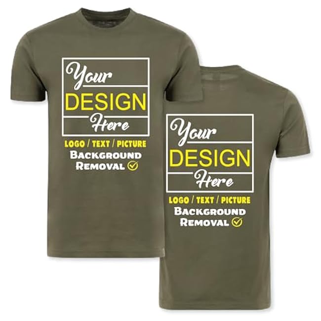 Personalized Image/Text for Your Company/Wedding/Greetings with Digital Printing | Unisex Adult | Custom T-Shirt - Image 20