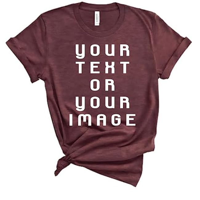 Custom Your Text Shirt, Personalized Your Image T-Shirt, Customized Your Photo Shirt Sweatshirt Hoodie, Add Your Own Text And Design Tee Sweatshirt Hoodie, Personalized Gift Custom Family T-Shirts - Image 3