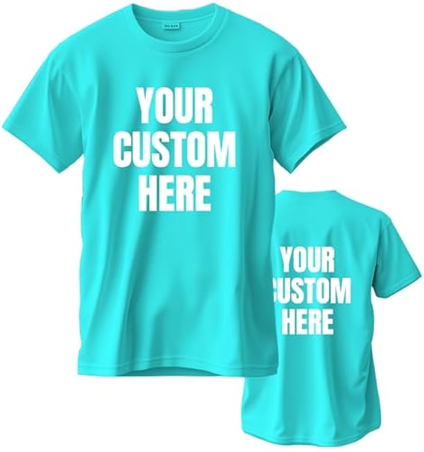 Custom T Shirts for Men/Women Personalized Unisex Tee Shirt Printed Photo Front/Back - Image 12