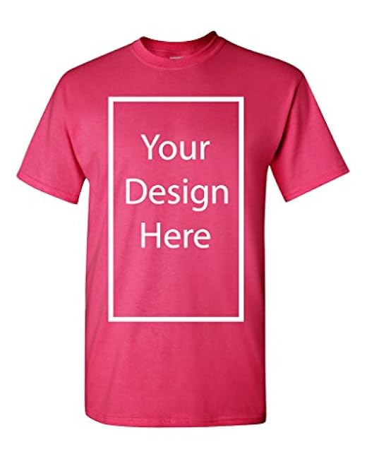Add Your Own and Text Design Custom Personalized Adult T-Shirt Tee - Image 22